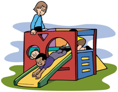 kids on playground