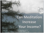 Can Meditation Increase Your Income?