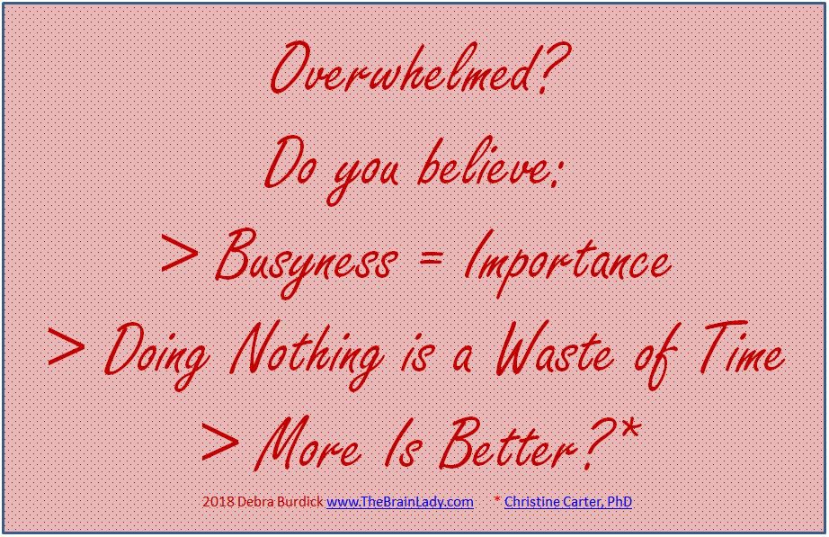 Overwhelmed. How to Accomplish More by Doing Less header - Copy A motivational quote about busyness and doing nothing on a pink background.