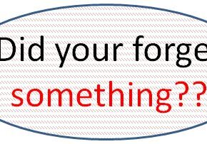 A close-up of text with a red word 'something'.
