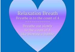 relaxation-breath-count-4 A heart-shaped graphic with relaxation breathing instructions.