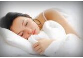 Woman sleeping peacefully